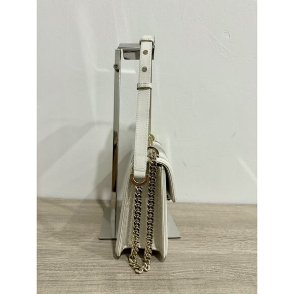 NWT Bvlgari Diamond Blast Leather Serpenti Shoulder Bag w/ Crossbody Chain Strap - Picture 3 of 16